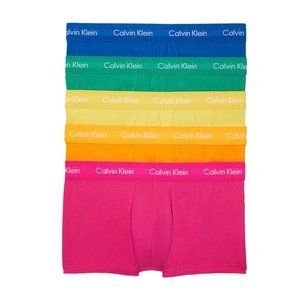 Calvin Klein 5 Multi Cotton Low Rise Tank Pride M